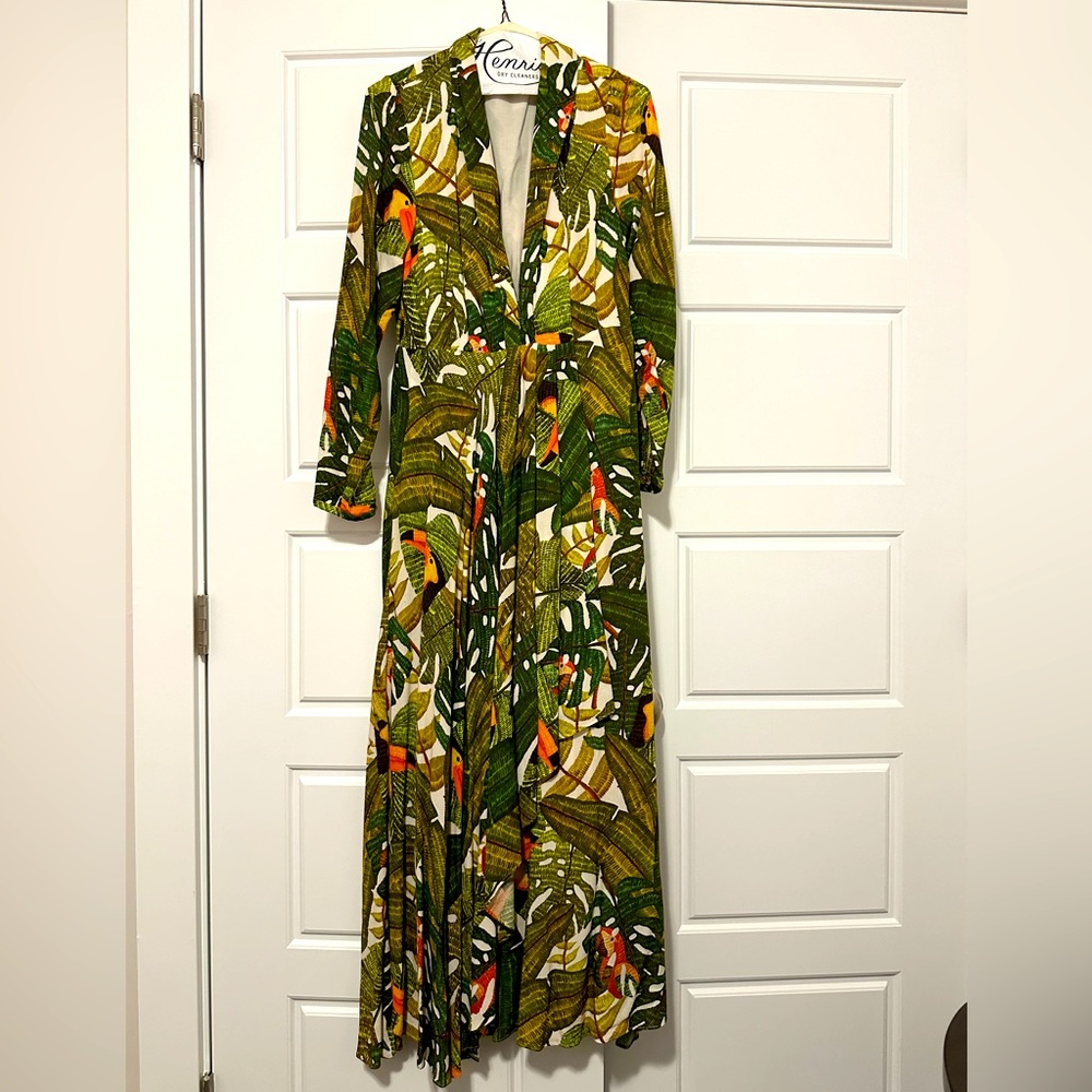 Farm Rio Long Sleeve Maxi